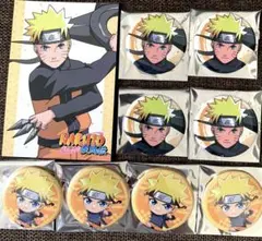 NARUTO 疾風伝　　キャラバッジコレクション　ナルト　9点　缶バッジ＋特典