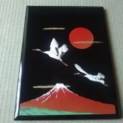 【電報ケース】鶴と月と富士
