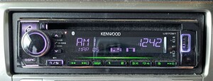 中古KENWOOD 1DIN CD U370BT マイク付き