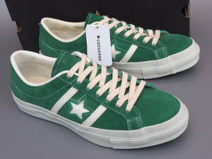 デッド!! US 9 / 27,5ｃｍ 新品!! 日本企画 限定 converse ジャックスター JACK STAR RETRO SUEDE OX GRN グリーン MADE IN JAPAN 箱付