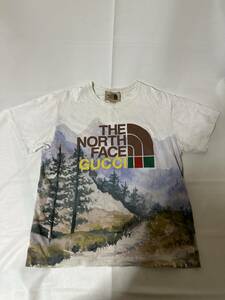 79 Gucci x The North Face Tシャツ グッチ×ノースフェイス Tシャツ 1円スタート