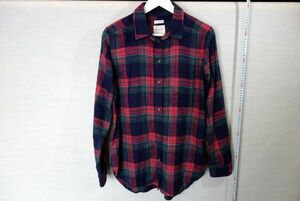 W072 AMERICAN EAGLE アメリカンイーグル 長袖シャツ ネルシャツ size：M チェック レディース