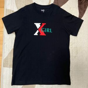 ★新品未使用★エックスガール　X-girl 半袖Ｔシャツ★黒、ブラック★サイズ２★トップス、レディース