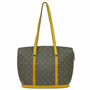 本物 ルイヴィトン LOUIS VUITTON LV バビロン モノグラム ショルダーバッグ トートバッグ ブラウン M51102