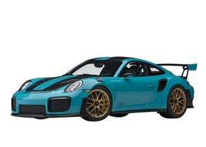 AUTO art 78175 1/18 ポルシェ 911 （991.2） GT2 RS ヴァイザッハ・パッケージ （ブルー／カーボンブラック） 