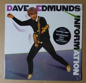 DAVE EDMUNDS「INFORMATION」米ORIG[初回FC規格]ステッカー有シュリンク美品