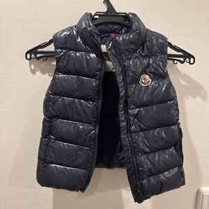 MONCLER モンクレール ダウンベスト キッズ ブラック 90cm