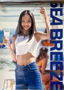 安室奈美恵 ポスター SEA BREEZE & VIDEO販促非売品 2枚セット 未使用品