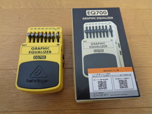 ★美品　ベリンガー BEHRINGER EQ700　GRAPHIC EQUALIZER 　動作品　元箱付★