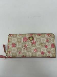 美品 コーチ COACH 長財布 