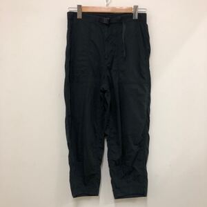 (23)THE NORTH FACE PURPLE LABEL リップストップ ワイド クロップドパンツ 30 ブラック 黒 コットン NT5064N Ripstop Wide Cropped Pants