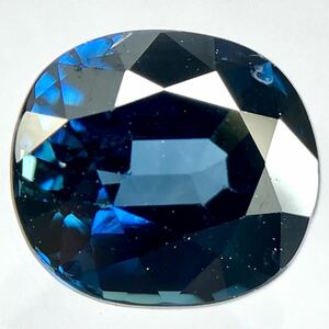 1.4ctUP!!●天然サファイア1.433ct●s 約6.9×6.1mm ルース 裸石 宝石 ジュエリー sapphire corundum jewelry DE0/DF0 テDG0◎