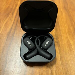 shokz ショックス OpenFit ワイヤレスイヤホン ブラック Bluetooth