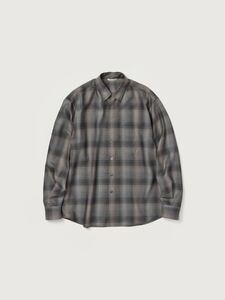 AURALEE SUPER LIGHT WOOL CHECKSHIRT 24AW オーラリー ウール チェック シャツ