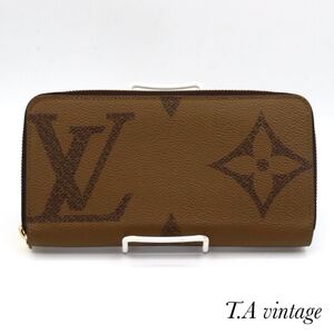 LOUIS VUITTON 美品　ヴィトン　ジャイアント　リバース　ジッピーウォレット　長財布　M69353