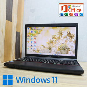 ★美品 3世代500GB★A553/HX Celeron 1000M Win11 MS Office 中古品 ノートPC★P71868