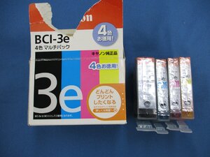 期限切れ未使用品！キャノン 純正 インクタンク BCI-3e 4色マルチパック 2011年1月