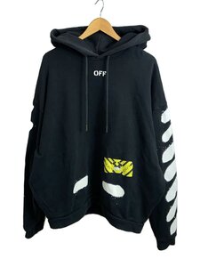 OFF-WHITE◆パーカー/M/コットン/BLK