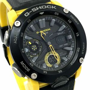 CASIO カシオ G-SHOCK ジーショック 腕時計 GA-2000-1A9 クオーツ カーボンコアガード アナデジ コレクション 電池交換済み 動作確認済