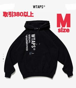 WTAPS 2022FW VISUAL UPARMORED HOODY BLACK Mサイズ ダブルタップス ヴィジュアル アップアームド フーディー ブラック HOODIE パーカー