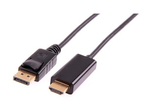 DisplayPort（オス）ーHDMI（オス）ケーブル1.8m