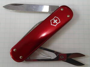 ★★★未使用新品 VICTORINOX(ビクトリノックス) マネークリップ ビンテージ レッドアルマイトハンドル 取説・元箱付 状態良好！★★★