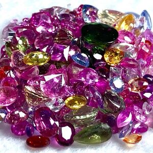 1円〜!!☆天然カラーサファイアおまとめ86ct☆j 約17.2g ルース 裸石 宝石 sapphire サファイア マルチカラー multicolored w3 マ12