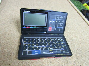 ★CASIO /電子手帳/SUPER-COMPUTER/SF-5000BK☆当時もの