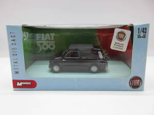 1/43 FIAT フィアット500 チンクエチェント　FIAT500　ディーラー特注　ミニカー　カラーサンプル　ブラック