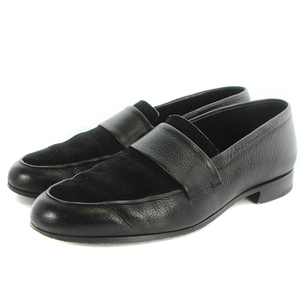 ナードマインド NERD MIND MAISON KITSUNE 22SS LOAFERS ローファー レザー 切替 23cm 黒 ブラック /SR3 レディース