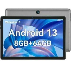 タブレット Android13 10インチ Wi-Fi 8GB 4GB4GB拡張　6000mAh　1280*800IPS　4コアCPU　2MP+5MP　GMS　PSE認証　 Bluetooth5.0