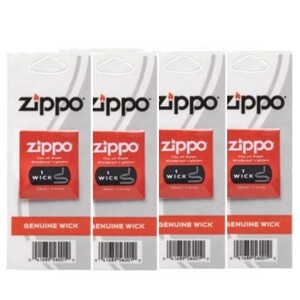 ZIPPO(ジッポ) 純正 ウィック 4パックセット US仕様品　