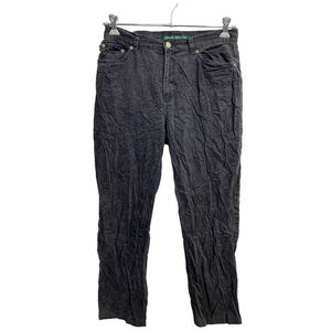 LAUREN JEANS CO. デニムパンツ W31 ローレンジーンズ レディース ブラック コットン 古着卸 アメリカ仕入 2404-694