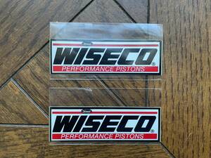 新品 WISECO PERFORMANCE PISTONS ワイセコステッカー80×25mm ２枚 \1,000即決