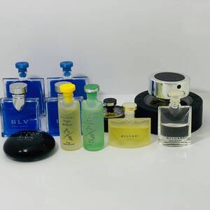 中古品 BVLGARI ブルガリ ミニ香水 11点セット イタリア製 4～5ml　残量8割～5割 1円 から 売り切り