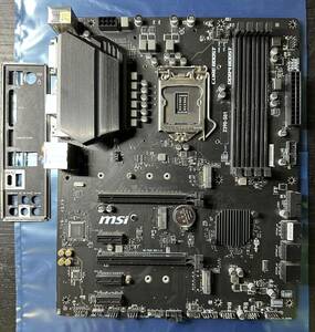 MSI Z390-S01 バックパネル付【動作確認済】LGA1151 DDR4 マザーボード マザボ