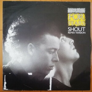 【輸入盤】TEARS FOR FEARS SHOUT REMIX VERSION 12inch 12″ Vinyl IDEA 812 ティアーズ・フォー・フィアーズ シャウト THE BIG CHAIR