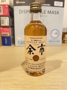 NIKKA ニッカ 余市 20年 大阪ミニチュアボトルクラブ20周年記念 O.M.B.C.2000 ミニチュア ミニ ボトル ウイスキー 52％ 50ml