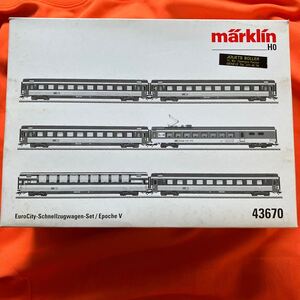 メルクリン HOゲージ　43670 EuroCity Express train set marklin