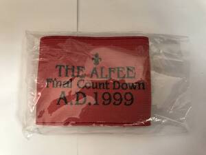 アルフィー THE ALFEE　リストバンド　赤　A.D.1999 開封済　未使用品　