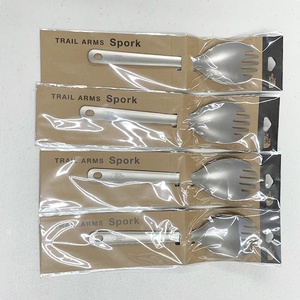 ノースフェイス THE NORTH FACE NN32320 Trail Arms Spork トレイルアームススポーク TG チタングレー 4個セット 新品 未使用 正規品