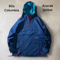 【80s】Columbia アノラックパーカー ナイロン vintage 古着