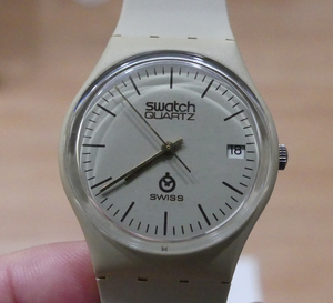 【ジャンク】Swatch スウォッチ 1983年 GT402 ビンテージ レトロ 腕時計 電池切れ 動作未確認 