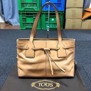 【トッズ】基準内 TOD’S トートバッグ ロゴモチーフ ハンドバッグ ショルダーバッグ 本革 レザー 女性用 レディース イタリア製 保存袋