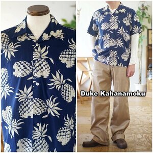 DUKE KAHANAMOKU 　デューク・カハナモク 　　TOYO　サンサーフ　SUNSURF　アロハシャツ　ハワイアンシャツ　DK37811 サイズL