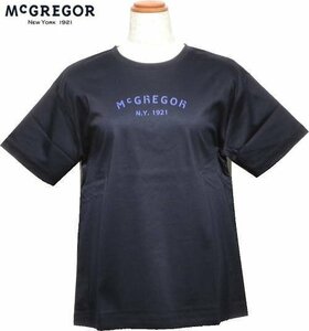 【ネイビー L】 マックレガー Ｔシャツ レディース 311723102 接触涼感 UVカット 汗じみ防止 クルーネックTシャツ