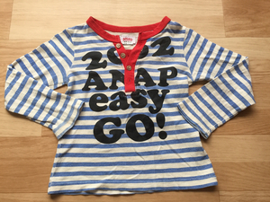 ★ANAP Kids アナップ ボーダー重ね着風 長袖Tシャツ 100 ★