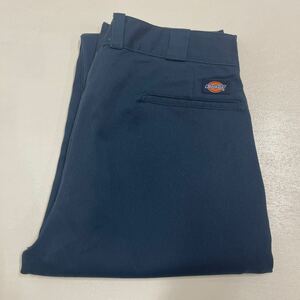 W32 90s NAVY USA製 古着 DICKIES 874 ワークパンツ ディッキーズ 874 VINTAGE ヴィンテージ アメリカ製