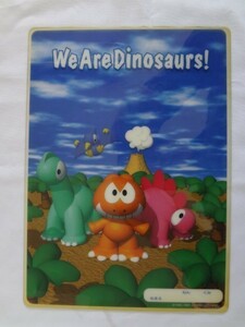 ★昭和レトロ★エモい★ サンリオ 1997年 ウィアーダイナソアーズ WE ARE DINOSAURS! 下敷き