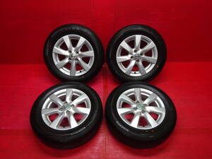 日産 ノート純正15インチホイール 4本 5.5J +40 4H 100 DUNLOP ENASAVE EC300+ 185/65R15 ティーダ NISSAN NOTE ダンロップ エナセーブ